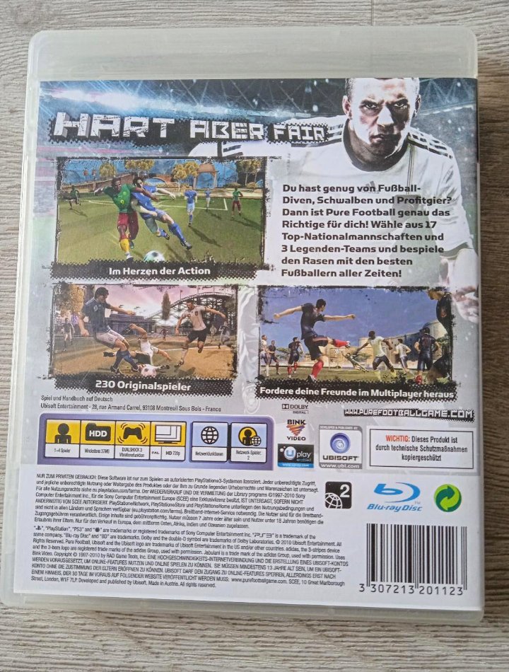 PS3 Spiel Pure Football