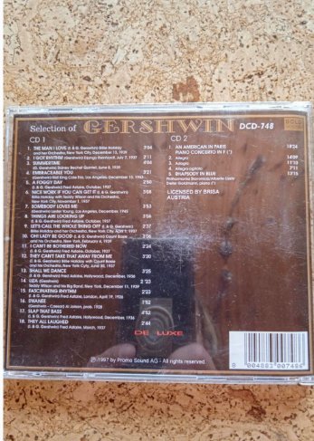 2 CD Selection of Gershwin
