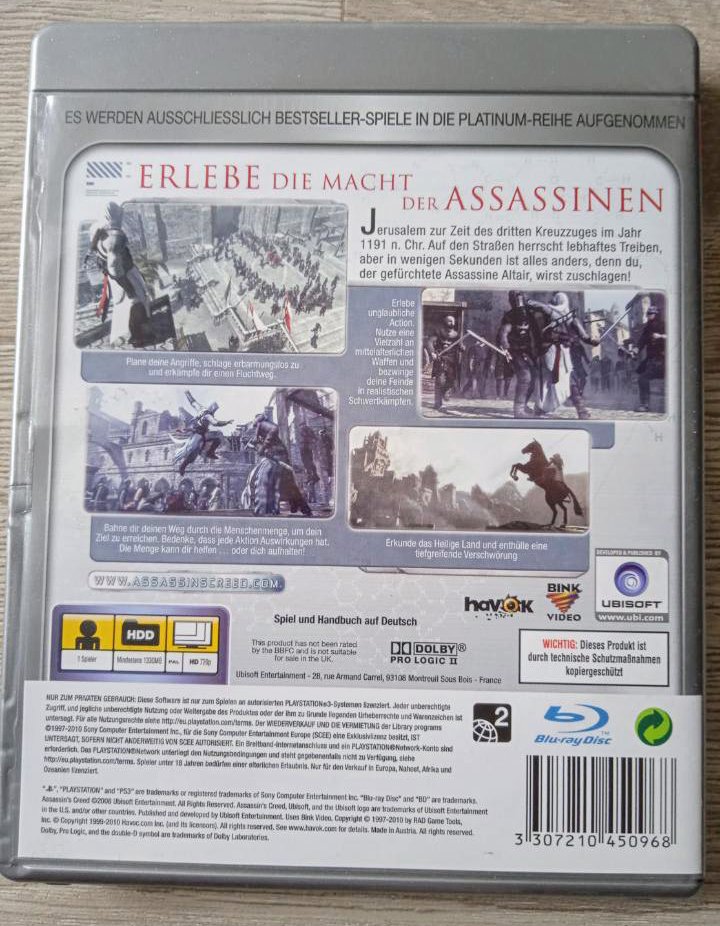 PS3 Spiel Assassin's Creed Platinum Edition