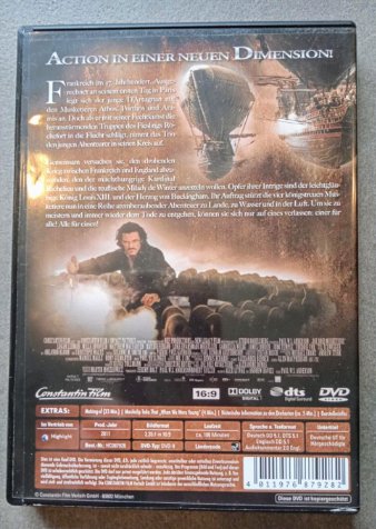 DVD Die drei Musketiere