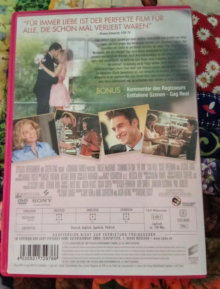 DVD Für immer Liebe