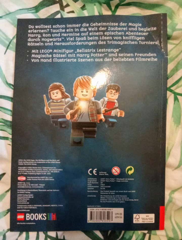 Lego Harry Potter Rätselspaß mit Bellatrix MIT Minifigur Bellatrix Lestrange OVP