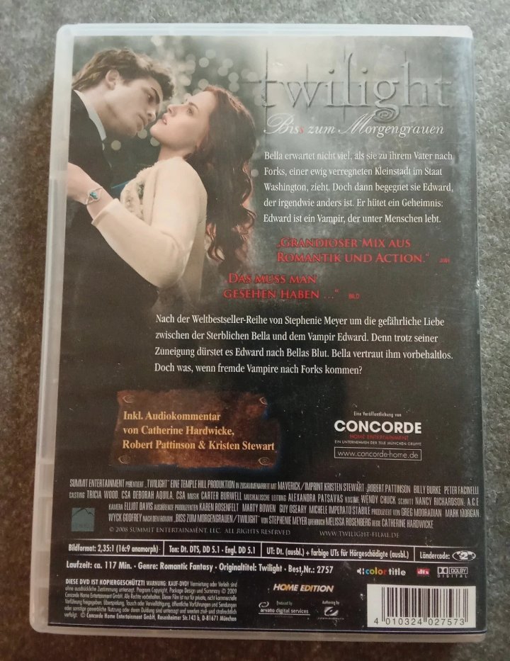 DVD Twilight - Biss zum Morgengrauen 