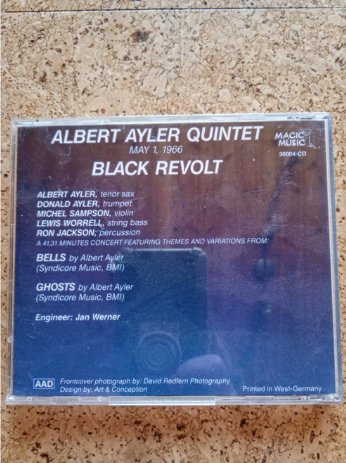 CD Albert Ayler Quintett