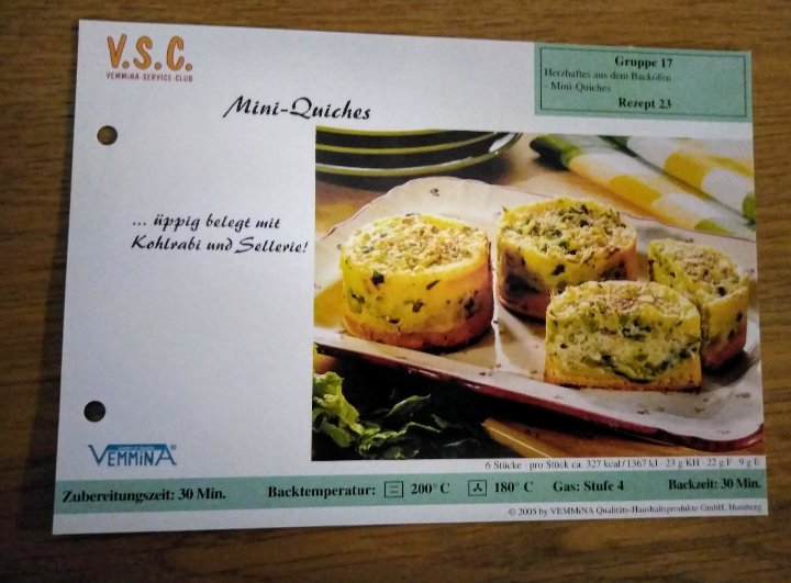 Femmina Rezeptkarte