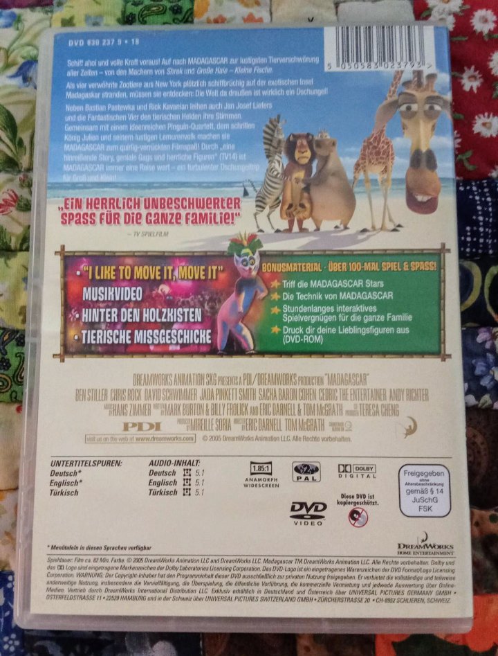 DVD Madagascar