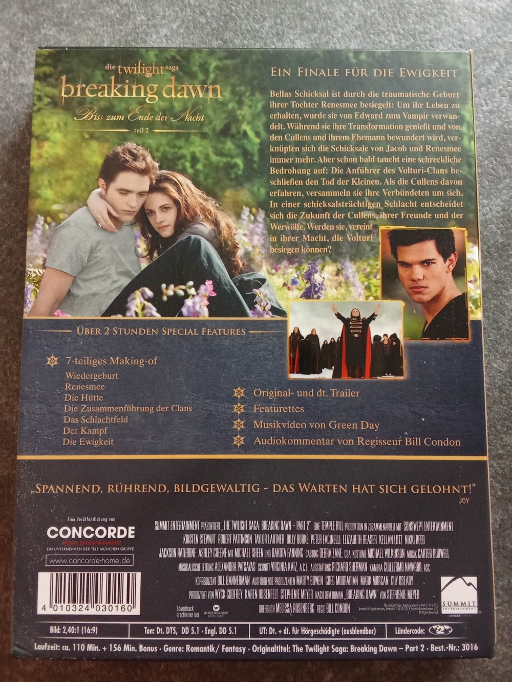 DVD Breaking Dawn - Biss zum Ende der Nacht Teil 2