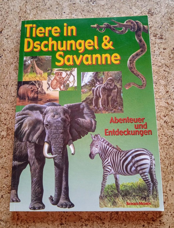 Buch Tiere in Dschungel & Savanne