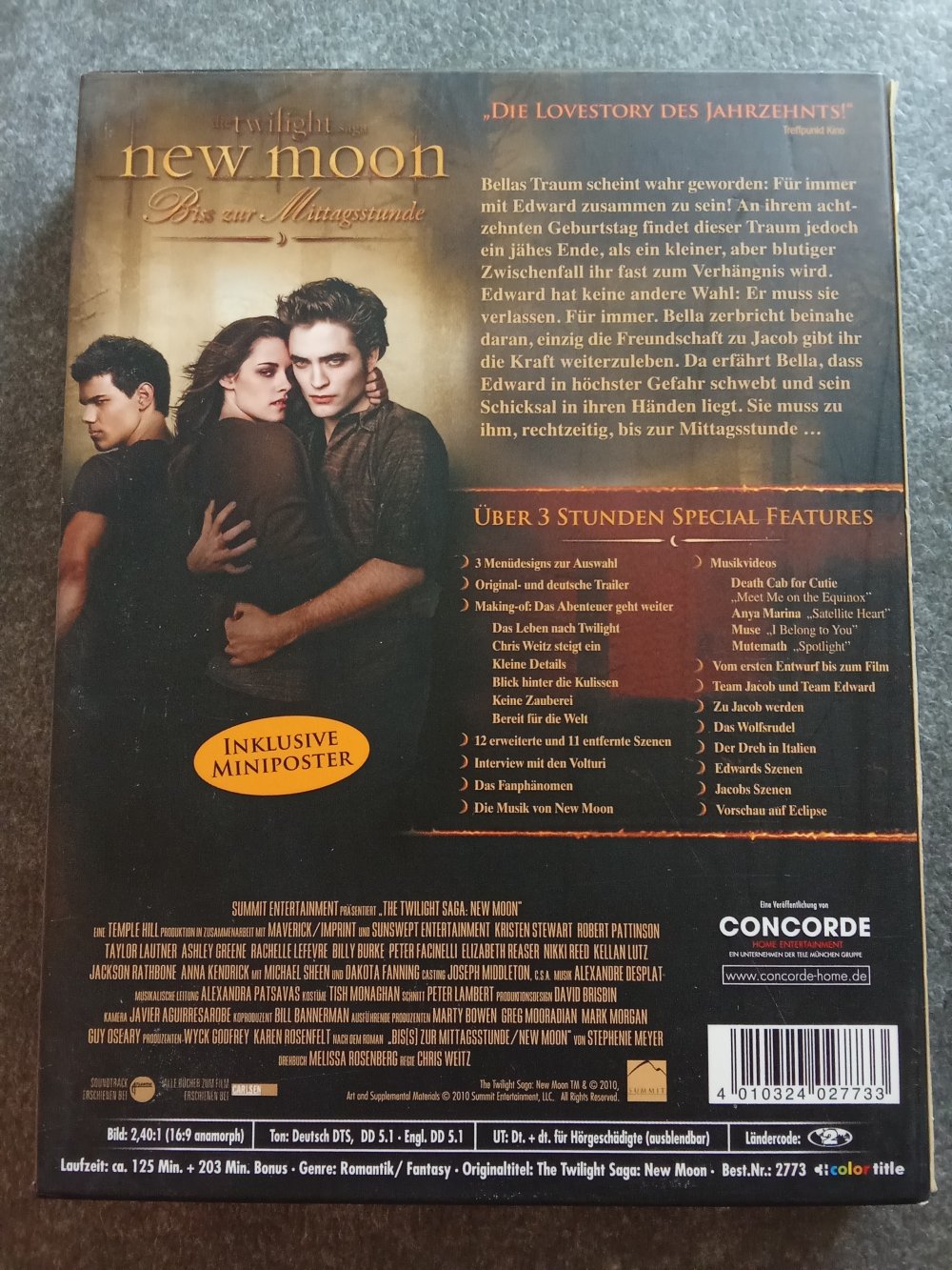 DVD New Moon - Biss zur Mittagsstunde