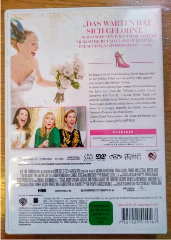 DVD Sex and the City