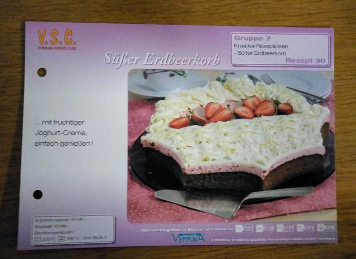 Femmina Rezeptkarte