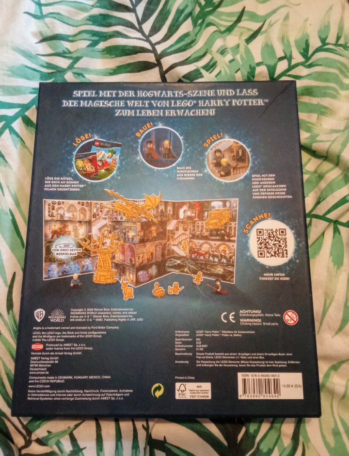Lego Harry Potter Rätselbox Für Zauberschüler OHNE Minifiguren