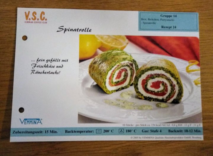 Femmina Rezeptkarte