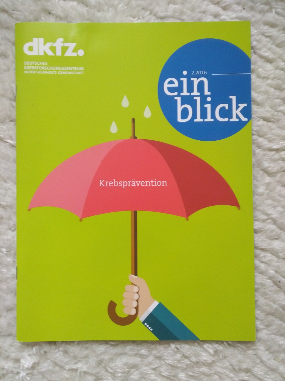 einblick 2.2016 Krebsprävention