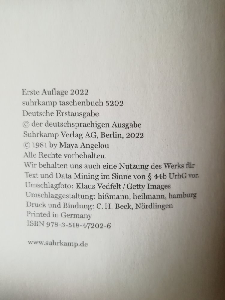 Was die Wahrheit uns bedeutet - ( Maya Angelous Memoire 4 )
