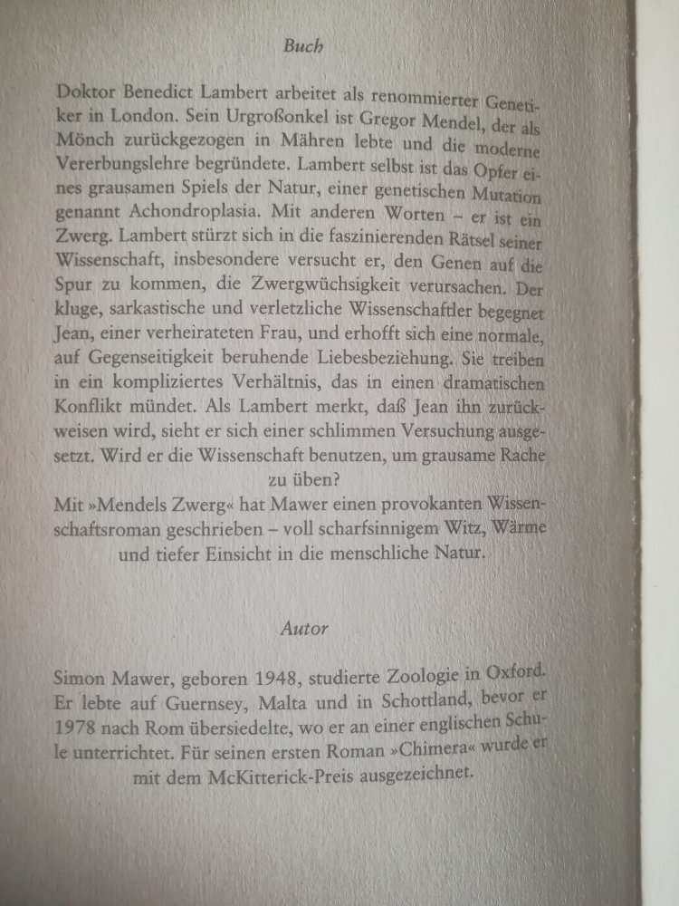 Mendels Zwerg