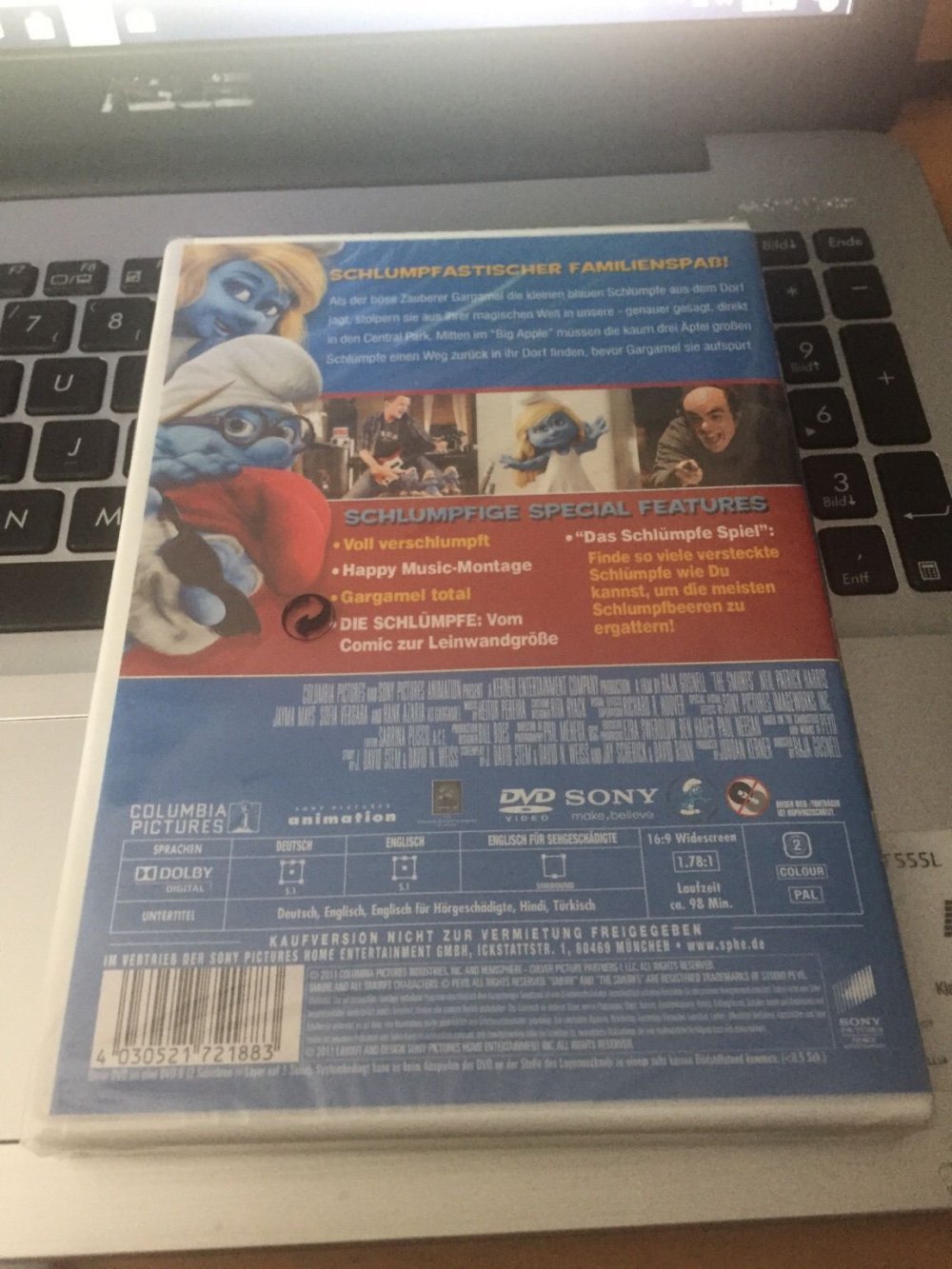 DIE SCHLÜMPFE der Film DVD neu&ovp  #The Smurfs #Animation