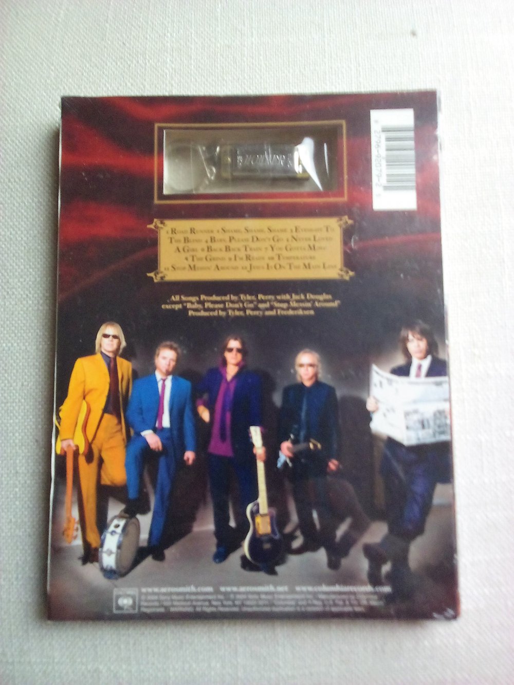 Aerosmith CD BOX, NEU, OVP Honkin´ON BOBO, + Harmonika
