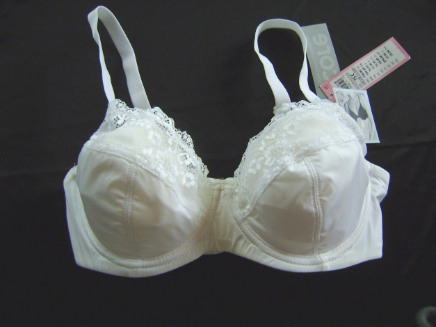 Weißer Bügel-BH von Lindex Größe 65B, neu mit Etikett