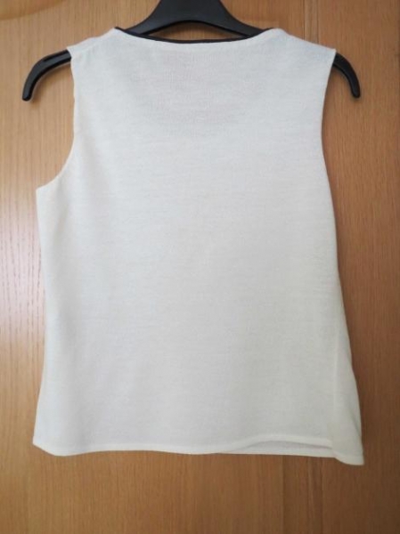 Sommertop, Gr.36/S, weiß-creme
