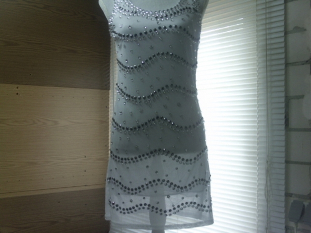 *** NEU ~ Luxus ~ Minikleid ~ Longshirt ~ Strass ~ Netz *** 