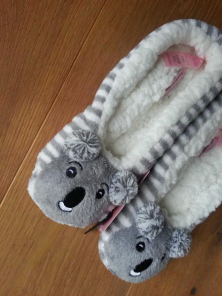 Super flauschige Koala Hausschuh Ballerinas 4041 Neu, mit Etikett Super flauschige Koala Hausschuh Ballerinas 4041 Neu, mit Etikett