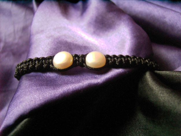 Makramee edle Perlen Armband Shamballa Handarbeit geflochten Unikat Hippie Goa Blogger Tolles Geschenk 