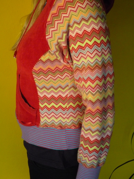 Gepimpte Sweatshirtjacke