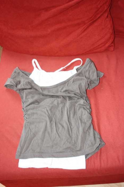 Doppellagen Look Shirt, Madonna, Gr. XS