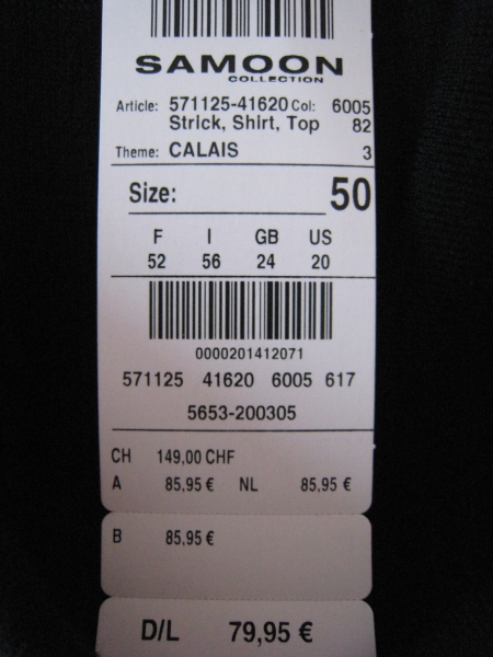 Pullover Gr. 50 von Samoon * NEU 