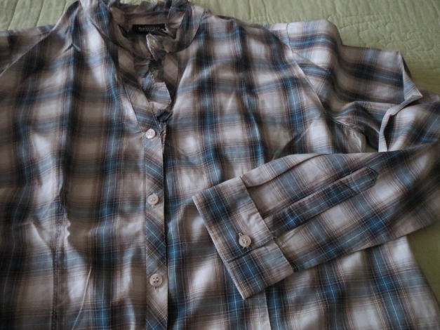 Bluse,kariert,neu,Langarm