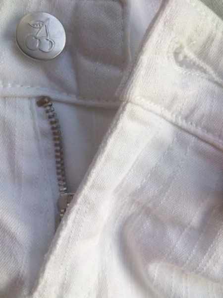 3/4 dreiviertel Caprihose mit Gürtel