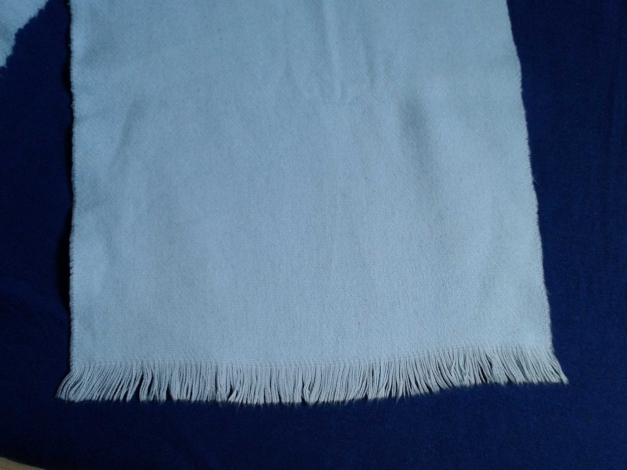 Blauer Schal