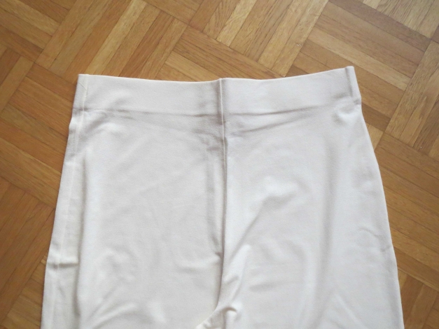 2-Teiler (Hose und Bluse),ecru-schwarz,neu