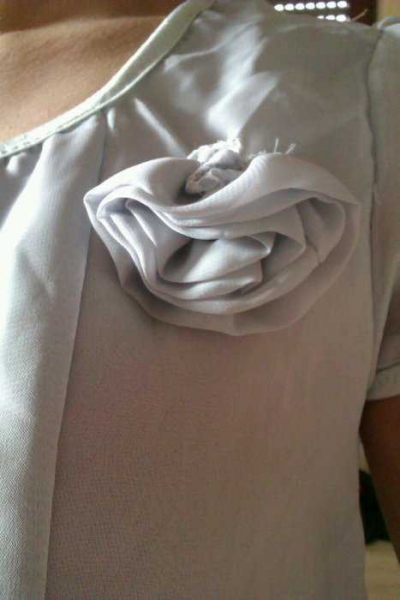 graues kleid (kurz)