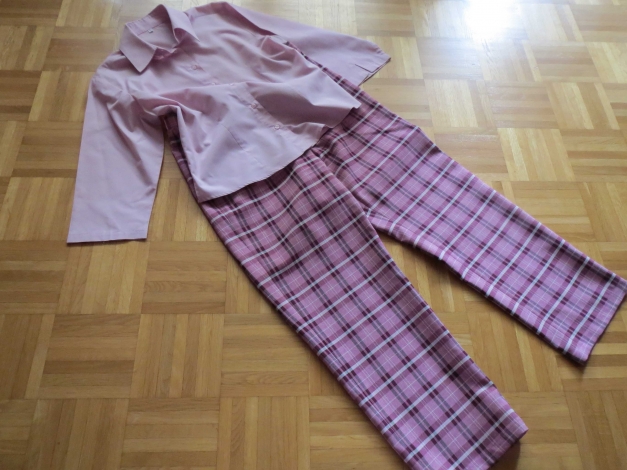 Bluse,3/4 Arm,lila
