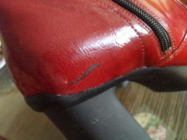 Lackstiefel