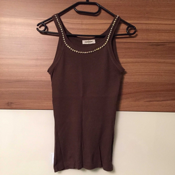 Tanktop mit Glitzer