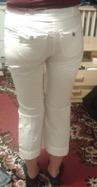 Sommer Capri Hose Esprit Weiß edc