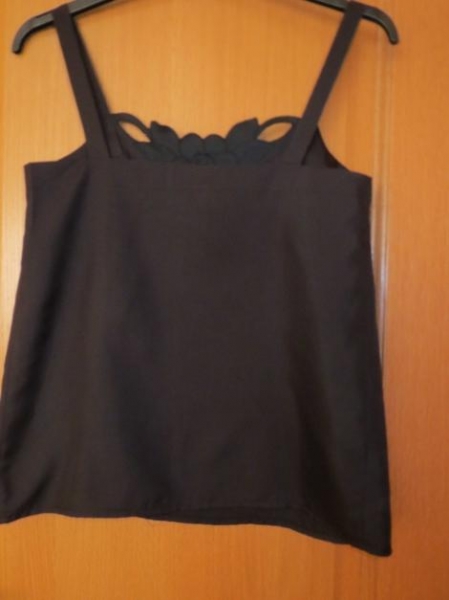 Sommertop, Gr. 36/S, schwarz, elegant