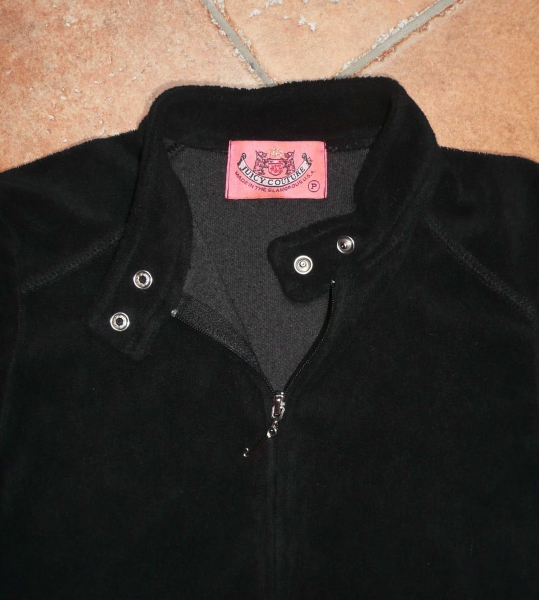 Juicy Couture Luxus Fottee Jacke schwarz P = XS ( 32 - 34 )
