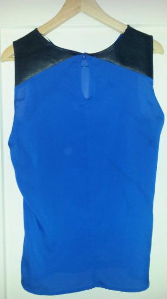 Esprit Top Leder(imitat)einsatz