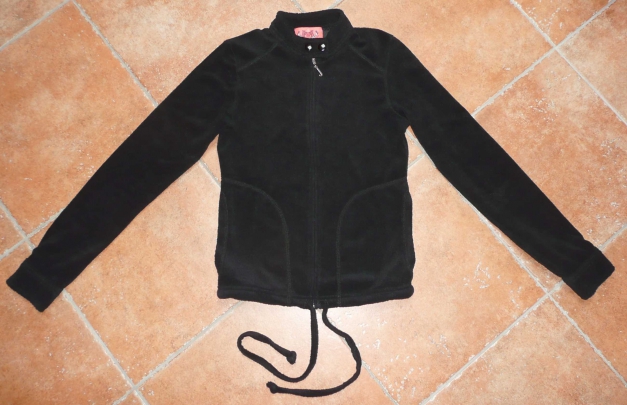 Juicy Couture Luxus Fottee Jacke schwarz P = XS ( 32 - 34 )
