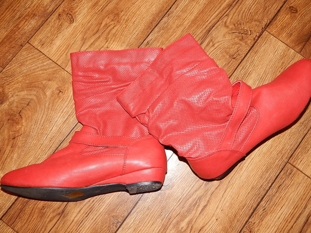 Tolle süße Stiefeletten rot 39 Super Me