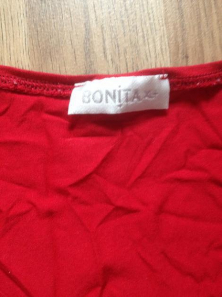 Rot gemusterte Bluse von Bonita