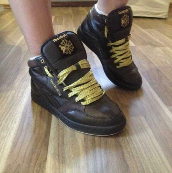dunkelbraune Reebok Sneaker (37)
