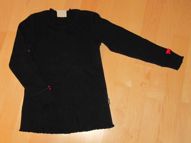 Langarm Shirt dunkelblau Feinripp Gr. 128
