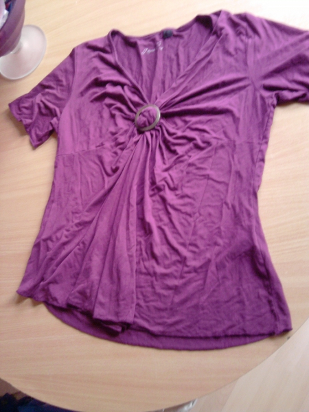 Gr.44 Tunika Shirt beerenfarbig