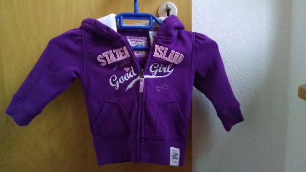 Übergangs-Sweatjacke Gr. 86 in lila