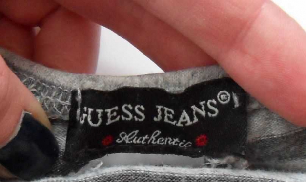 Süßer kurzer GUESS S XS 34 36 Minirock Ballonrock grau Streifen